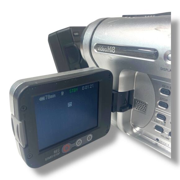 Sony CCD-TRV138 Hi8 8mm Video Camera Camcorder TESTED FOR PARTS ONLY DEFECTIVE - Picture 3 of 5